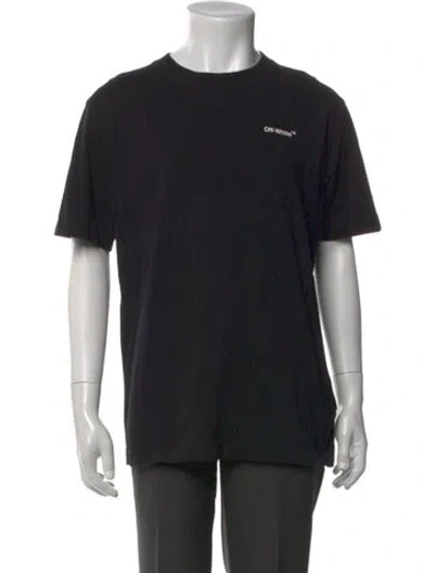 Pre-owned Off-white Caravaggio Arrows Graphic Print T-shirt In Black