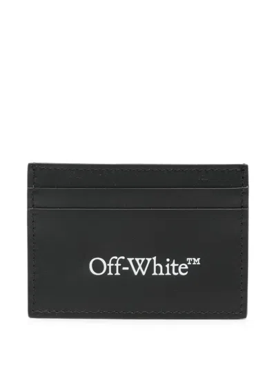 Off-white Card Case "bookish" In Black