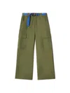 Off-white Cargo Pant In Green