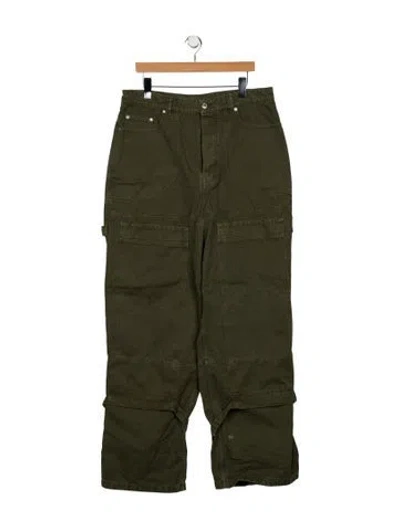 Pre-owned Off-white Cargo Pants In Green