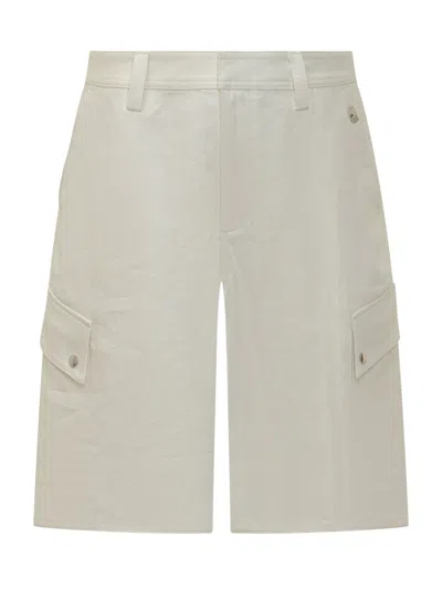Off-white Cargo Shorts - Ss25 Collection In Gray