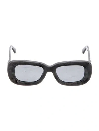 Pre-owned Off-white Carrara Square Sunglasses In Gray