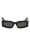 Off-white Cary 52mm Rectangular Sunglasses In Black