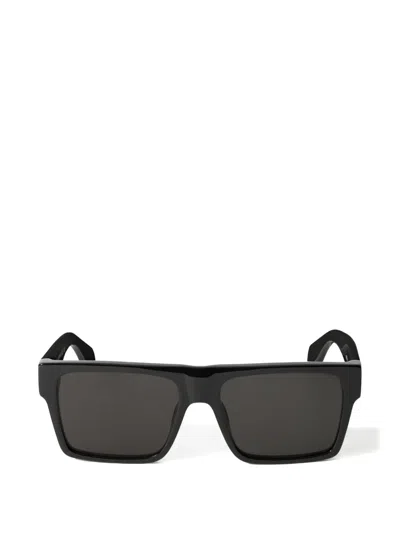 Off-white Casper Logo-print Sunglasses In Black