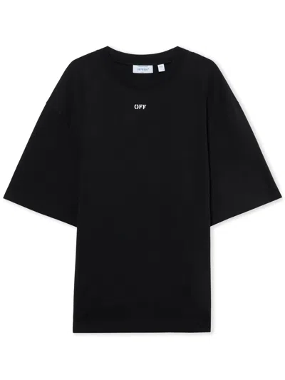 Off-white Off White Off White S.matthew Skate Logo Print T Shirt In Black