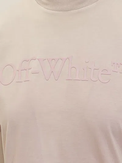 Off-white Casualmini T-shirt In Metallic