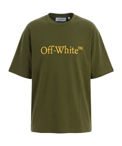 Off-white Center Print T-shirt In Green
