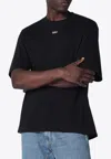 Off-white Men Black 3d Arrow Spray T-shirt, S Luxury T-shirts For Men Darveys In Black