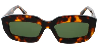 Off-white Charlotte 6055 Men's Sunglasses Tortoiseshell Size 54 In Green