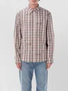 Off-white Pink Flannel Regular Shirt In Brown