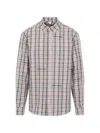 Off-white Pink Flannel Regular Shirt In Multi