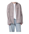 Off-white Pink Flannel Regular Shirt In Gray