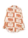 Off-white Check-pattern Skeleton-print Shirt In Multi