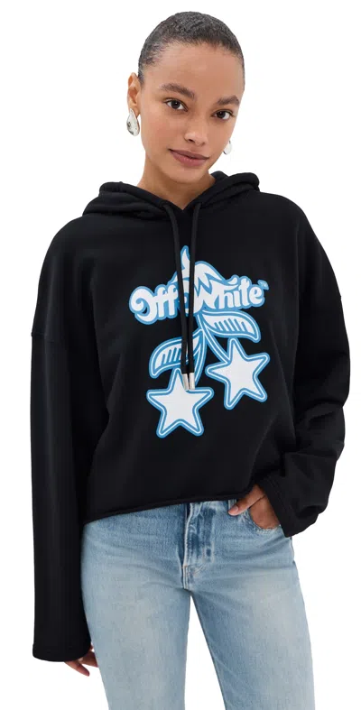 Off-white Cherry Hoodie Black Heather