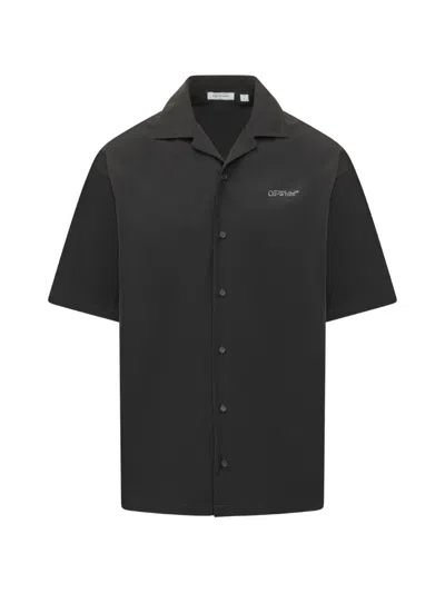 Off-white Chest Logo Shirt In Black