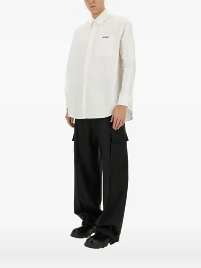 Off-white Chest-pocket Shirt In White