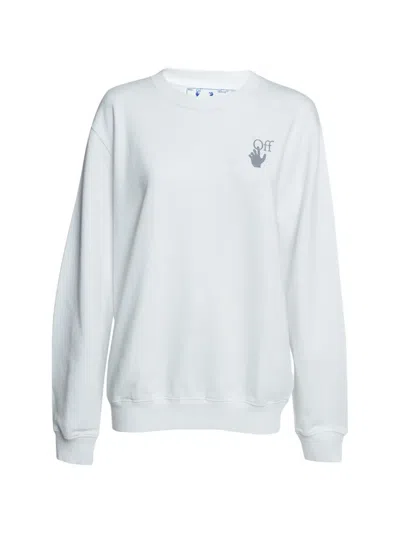 Pre-owned Off-white Chine Arrows Sweatshirt In White