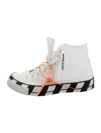 Pre-owned Off-white Chuck Taylor All Star 70 Hi Sneakers In White