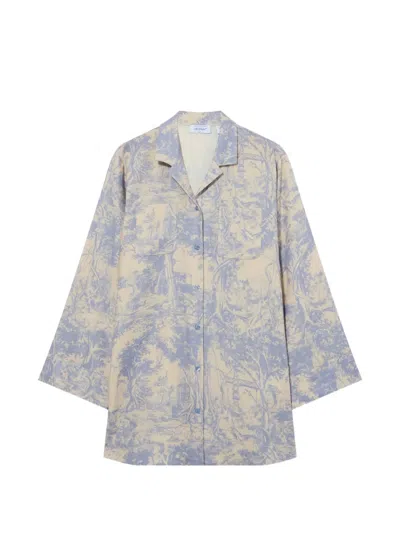 Off-white City Nature Roxy Mini Dress In White