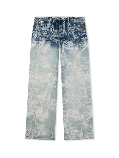 Off-white City Nature Slim Relaxed Jeans In Blue