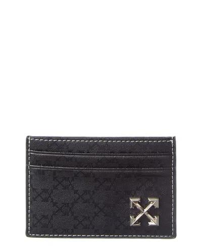 Off-white Classic Card Holder In Black