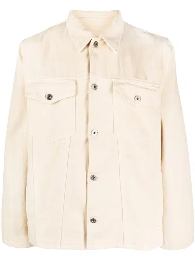 Off-white Classic Denim Jacket Luxe. In Neutral