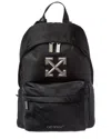 Off-white Classic Dome Nylon Backpack In Black