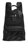 Off-white Classic Dome Nylon Backpack In Black