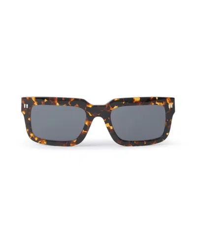 Off-white Clip On Square Sunglasses In Blue