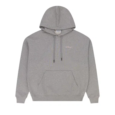 Pre-owned Off-white C/o Virgil Abloh Bolt Arrow Hoodie 'heather Grey' | Men's Size Xxl
