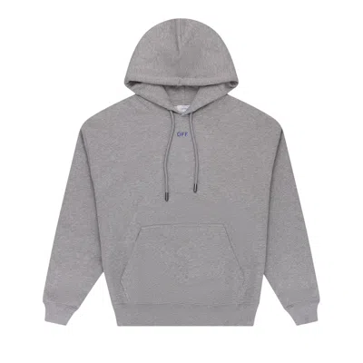 Pre-owned Off-white C/o Virgil Abloh Dripping Arrow Hoodie 'heather Grey' | Men's Size Xs