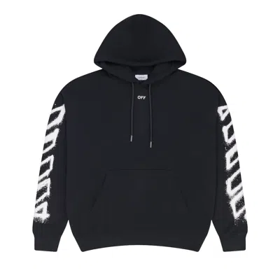 Pre-owned Off-white C/o Virgil Abloh Spray Arrow Hoodie 'black' | Men's Size Xs