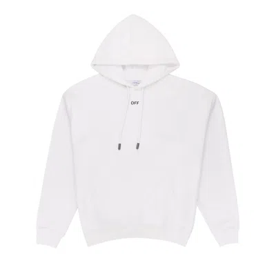 Pre-owned Off-white C/o Virgil Abloh White Dripping Arrow Incompiuto Hoodie 'white' | Men's Size Xl