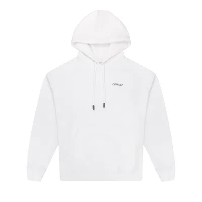 Pre-owned Off-white C/o Virgil Abloh White Logo Hoodie 'white' | Men's Size L