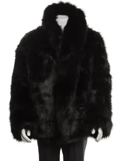 Pre-owned Off-white Coat In Black
