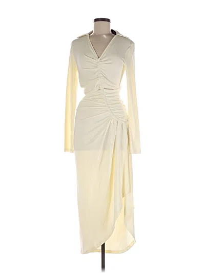 Pre-owned Off-white Cocktail Dress In Ivory