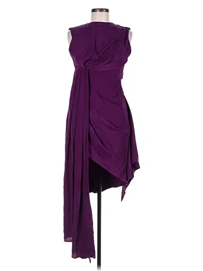 Pre-owned Off-white Cocktail Dress In Purple