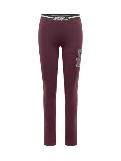 Off-white College Logo Leggings In Port Royal Dark Sapphire