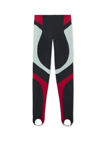 Off-white Colour-block Leggings In Black