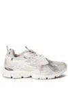Off-white Light Grey And Silver Sneakers With Mesh In Grey
