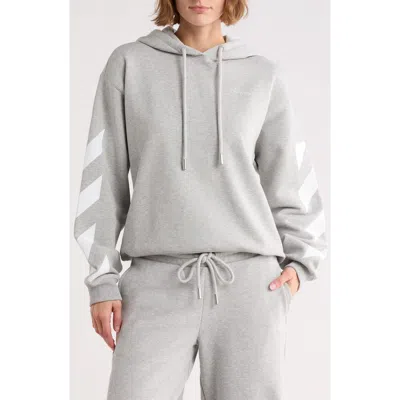 Off-white Cotton Hoodie In Gray