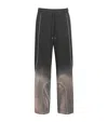 Off-white Gradient-effect Wide-leg Trousers In Gray