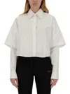 Off-white Off White Poplin Shirt In White