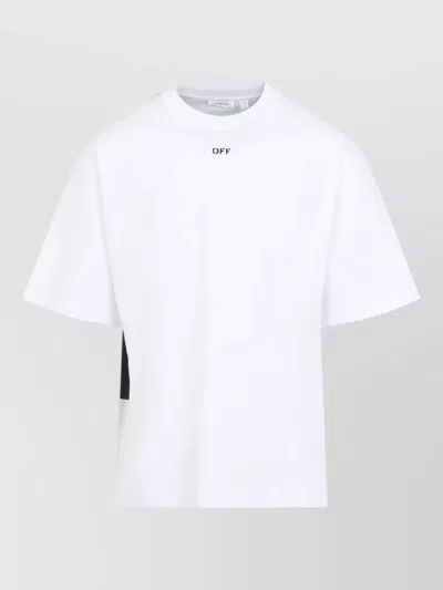 Off-white Cotton Relaxed-fit Short-sleeve T-shirt In White