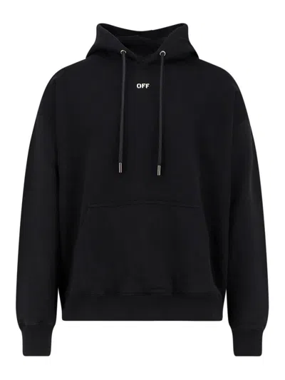 Off-white Cotton Sweatshirt In Black