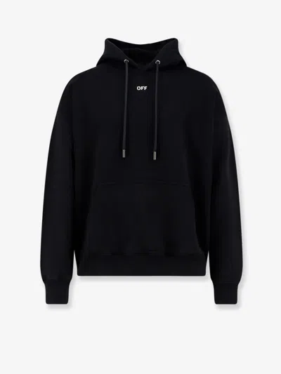Off-white Cotton Sweatshirt In Black