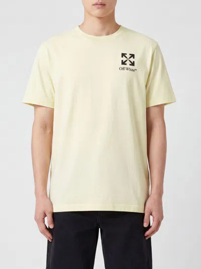 Off-white T-shirt Men Color Yellow