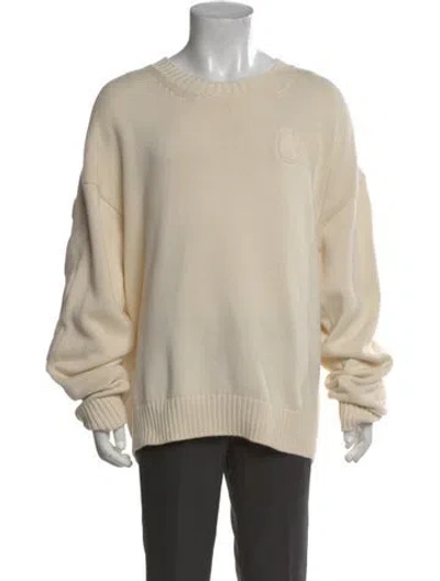 Pre-owned Off-white Crew Neck Long Sleeve Pullover In Neutral