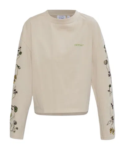 Off-white Crew-neck T-shirt In White