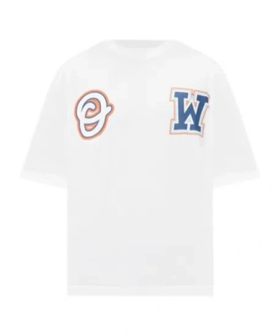 Off-white Crew-neck T-shirt In Multi